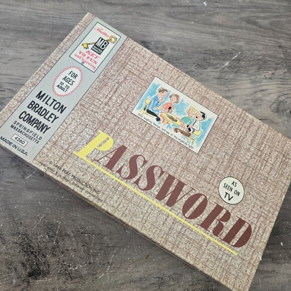 3/$55 🫶 Vintage 1960s Password Board Game – Complete with All Pieces - Picture 2 of 6